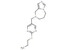 8-{[2-(propylthio)pyrimidin-5-yl]methyl}-6,7,8,9-tetrahydro-5H-imidazo[1,5-a][1,4]diazepine