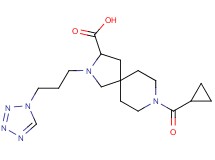8-(cyclopropylcarbonyl)-2-[3-(1H-tetrazol-1-yl)propyl]-2,8-diazaspiro[4.5]decane-3-carboxylic acid