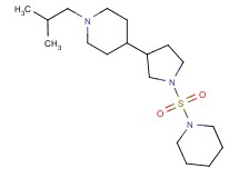 1-isobutyl-4-[1-(1-piperidinylsulfonyl)-3-pyrrolidinyl]piperidine