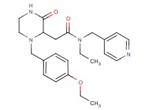 2-[1-(4-ethoxybenzyl)-3-oxo-2-piperazinyl]-N-ethyl-N-(4-pyridinylmethyl)acetamide