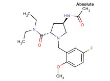 (4R)-4-(acetylamino)-N,N-diethyl-1-(5-fluoro-2-methoxybenzyl)-L-prolinamide