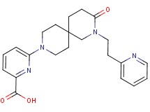 6-[3-oxo-2-(2-pyridin-2-ylethyl)-2,9-diazaspiro[5.5]undec-9-yl]pyridine-2-carboxylic acid