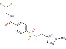N-(2,2-difluoroethyl)-4-({[(1-methyl-1H-pyrazol-4-yl)methyl]amino}sulfonyl)benzamide