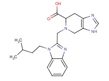 5-{[1-(3-methylbutyl)-1H-benzimidazol-2-yl]methyl}-4,5,6,7-tetrahydro-3H-imidazo[4,5-c]pyridine-6-carboxylic acid