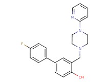 4'-fluoro-3-{[4-(2-pyridinyl)-1-piperazinyl]methyl}-4-biphenylol