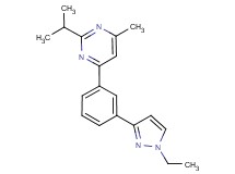 4-[3-(1-ethyl-1H-pyrazol-3-yl)phenyl]-2-isopropyl-6-methylpyrimidine