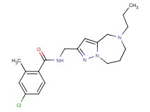 4-chloro-2-methyl-N-[(5-propyl-5,6,7,8-tetrahydro-4H-pyrazolo[1,5-a][1,4]diazepin-2-yl)methyl]benzamide