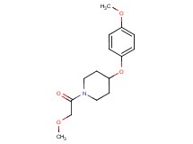 1-(methoxyacetyl)-4-(4-methoxyphenoxy)piperidine