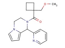 2-{[1-(methoxymethyl)cyclobutyl]carbonyl}-1-pyridin-2-yl-1,2,3,4-tetrahydropyrrolo[1,2-a]pyrazine