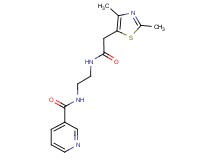 N-(2-{[2-(2,4-dimethyl-1,3-thiazol-5-yl)acetyl]amino}ethyl)nicotinamide