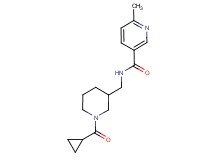 N-{[1-(cyclopropylcarbonyl)-3-piperidinyl]methyl}-6-methylnicotinamide trifluoroacetate