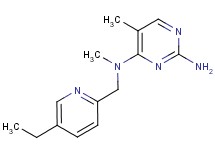 N~4~-[(5-ethylpyridin-2-yl)methyl]-N~4~,5-dimethylpyrimidine-2,4-diamine
