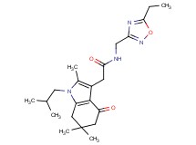 N-[(5-ethyl-1,2,4-oxadiazol-3-yl)methyl]-2-(1-isobutyl-2,6,6-trimethyl-4-oxo-4,5,6,7-tetrahydro-1H-indol-3-yl)acetamide