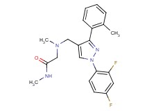 N~2~-{[1-(2,4-difluorophenyl)-3-(2-methylphenyl)-1H-pyrazol-4-yl]methyl}-N~1~,N~2~-dimethylglycinamide