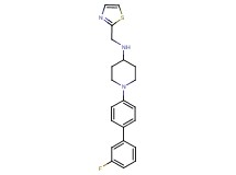 1-(3'-fluoro-4-biphenylyl)-N-(1,3-thiazol-2-ylmethyl)-4-piperidinamine