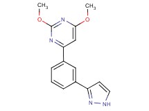 2,4-dimethoxy-6-[3-(1H-pyrazol-3-yl)phenyl]pyrimidine