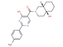 (4aS*,8aS*)-2-{[4-hydroxy-2-(4-methylphenyl)pyrimidin-5-yl]carbonyl}octahydroisoquinolin-4a(2H)-ol