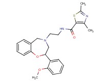 N-{2-[2-(2-methoxyphenyl)-2,3-dihydro-1,4-benzoxazepin-4(5H)-yl]ethyl}-2,4-dimethyl-1,3-thiazole-5-carboxamide