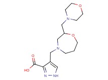 4-{[2-(morpholin-4-ylmethyl)-1,4-oxazepan-4-yl]methyl}-1H-pyrazole-3-carboxylic acid
