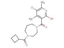 5-chloro-3-{[4-(cyclobutylcarbonyl)-1,4-diazepan-1-yl]carbonyl}-4,6-dimethyl-2-pyridinol
