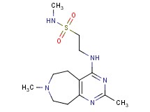 2-[(2,7-dimethyl-6,7,8,9-tetrahydro-5H-pyrimido[4,5-d]azepin-4-yl)amino]-N-methylethanesulfonamide
