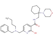 6-{[benzyl(butyl)amino]methyl}-2-hydroxy-N-{[1-(4-morpholinyl)cyclohexyl]methyl}nicotinamide