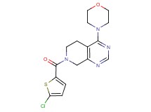 7-[(5-chloro-2-thienyl)carbonyl]-4-(4-morpholinyl)-5,6,7,8-tetrahydropyrido[3,4-d]pyrimidine