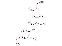 ethyl (1-{[(4-methoxy-2-methylphenyl)amino]carbonyl}-2-piperidinyl)acetate