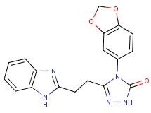 5-[2-(1H-benzimidazol-2-yl)ethyl]-4-(1,3-benzodioxol-5-yl)-2,4-dihydro-3H-1,2,4-triazol-3-one