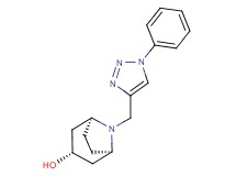 (3-endo)-8-[(1-phenyl-1H-1,2,3-triazol-4-yl)methyl]-8-azabicyclo[3.2.1]octan-3-ol