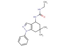 N-(6,6-dimethyl-1-phenyl-4,5,6,7-tetrahydro-1H-indazol-4-yl)-N'-ethylurea