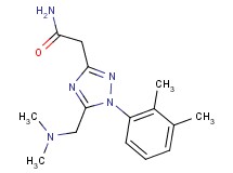 2-[5-[(dimethylamino)methyl]-1-(2,3-dimethylphenyl)-1H-1,2,4-triazol-3-yl]acetamide