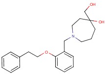 4-(hydroxymethyl)-1-[2-(2-phenylethoxy)benzyl]-4-azepanol