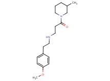 N-[2-(4-methoxyphenyl)ethyl]-3-(3-methylpiperidin-1-yl)-3-oxopropan-1-amine