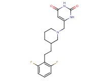 6-({3-[2-(2,6-difluorophenyl)ethyl]-1-piperidinyl}methyl)-2,4(1H,3H)-pyrimidinedione