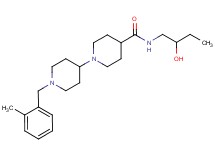 N-(2-hydroxybutyl)-1'-(2-methylbenzyl)-1,4'-bipiperidine-4-carboxamide