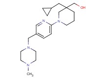 (3-(cyclopropylmethyl)-1-{5-[(4-methylpiperazin-1-yl)methyl]pyridin-2-yl}piperidin-3-yl)methanol