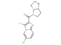 6-chloro-3-fluoro-2-[rel-(3aS,6aS)-hexahydropyrrolo[3,4-b]pyrrol-1(2H)-ylcarbonyl]imidazo[1,2-a]pyridine hydrochloride