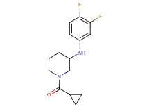 1-(cyclopropylcarbonyl)-N-(3,4-difluorophenyl)-3-piperidinamine