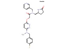 2-({6-[(4-fluorobenzyl)(methyl)amino]-3-pyridazinyl}oxy)-N-{[(2S)-5-oxo-2-pyrrolidinyl]methyl}-N-(3-pyridinylmethyl)acetamide