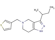 3-sec-butyl-5-(3-thienylmethyl)-4,5,6,7-tetrahydro-1H-pyrazolo[4,3-c]pyridine