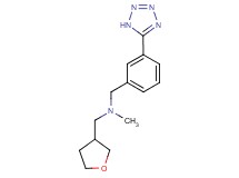N-methyl-1-(tetrahydrofuran-3-yl)-N-[3-(1H-tetrazol-5-yl)benzyl]methanamine