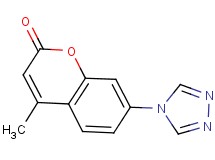4-methyl-7-(4H-1,2,4-triazol-4-yl)-2H-chromen-2-one
