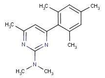 4-mesityl-N,N,6-trimethyl-2-pyrimidinamine