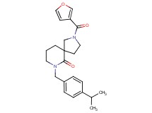 2-(3-furoyl)-7-(4-isopropylbenzyl)-2,7-diazaspiro[4.5]decan-6-one