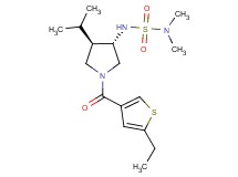 N'-{(3S*,4R*)-1-[(5-ethyl-3-thienyl)carbonyl]-4-isopropyl-3-pyrrolidinyl}-N,N-dimethylsulfamide