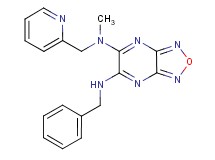 N'-benzyl-N-methyl-N-(2-pyridinylmethyl)[1,2,5]oxadiazolo[3,4-b]pyrazine-5,6-diamine