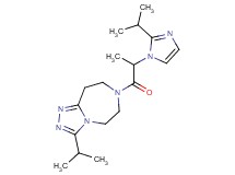 3-isopropyl-7-[2-(2-isopropyl-1H-imidazol-1-yl)propanoyl]-6,7,8,9-tetrahydro-5H-[1,2,4]triazolo[4,3-d][1,4]diazepine