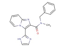 N-benzyl-3-(1H-imidazol-2-yl)-N-methylimidazo[1,2-a]pyridine-2-carboxamide