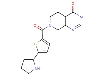 7-[(5-pyrrolidin-2-yl-2-thienyl)carbonyl]-5,6,7,8-tetrahydropyrido[3,4-d]pyrimidin-4(3H)-one